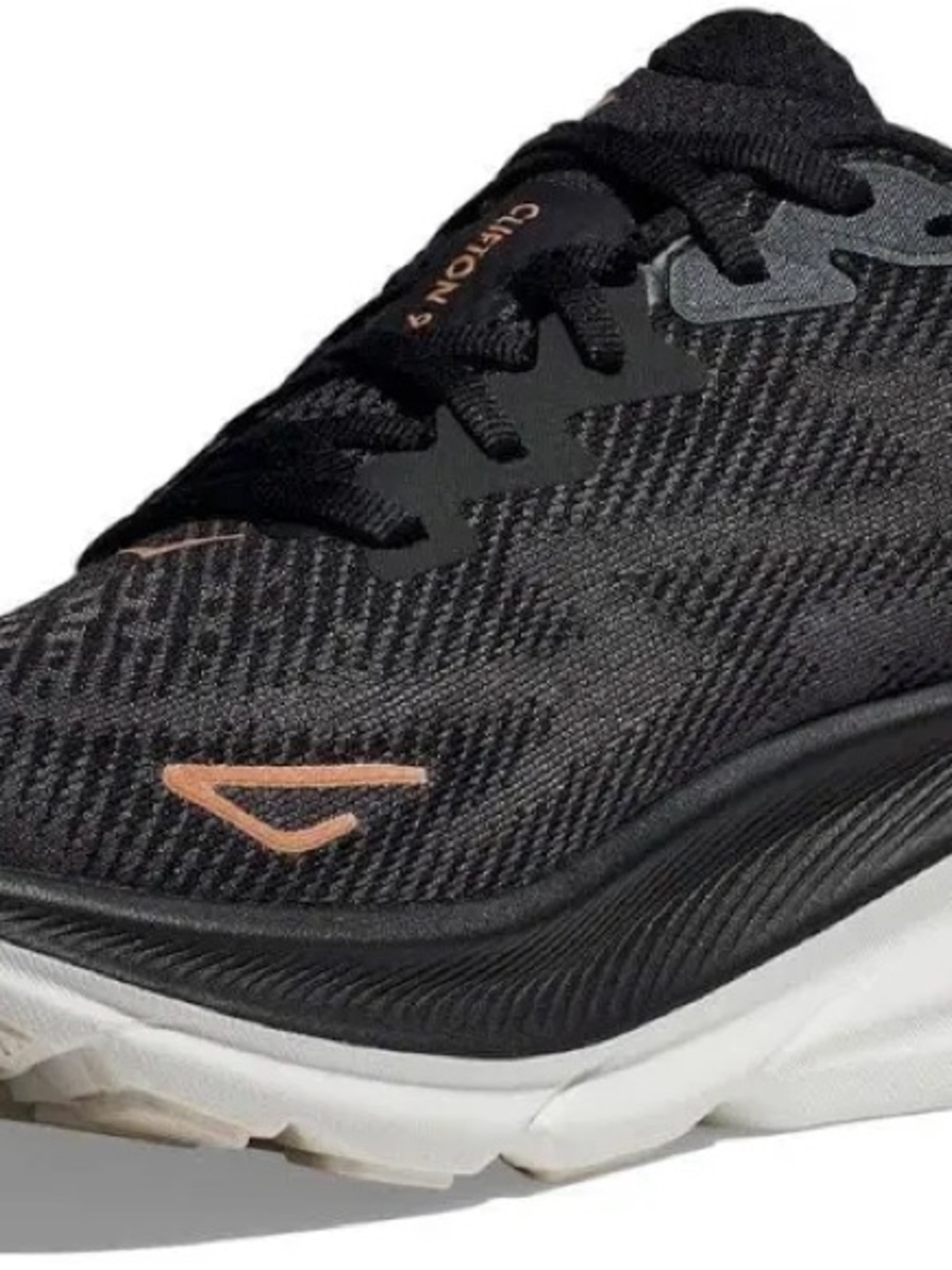 Hoka Women’s Clifton 9 size 7.5 medium width Black and Copper Running Shoes - Picture 8 of 10